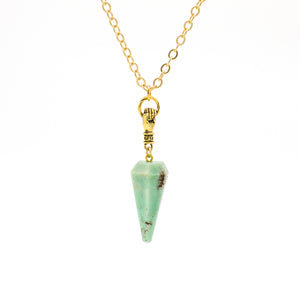 Chrysoprase Pendulum