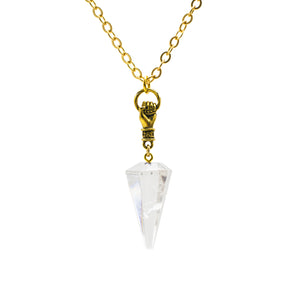 Clear Quartz Pendulum