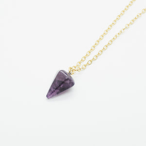 Mini 1/2 Pound Amethyst Pendulum