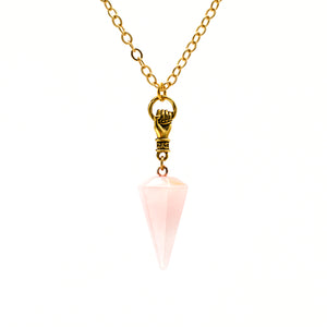 Rose Quartz Pendulum